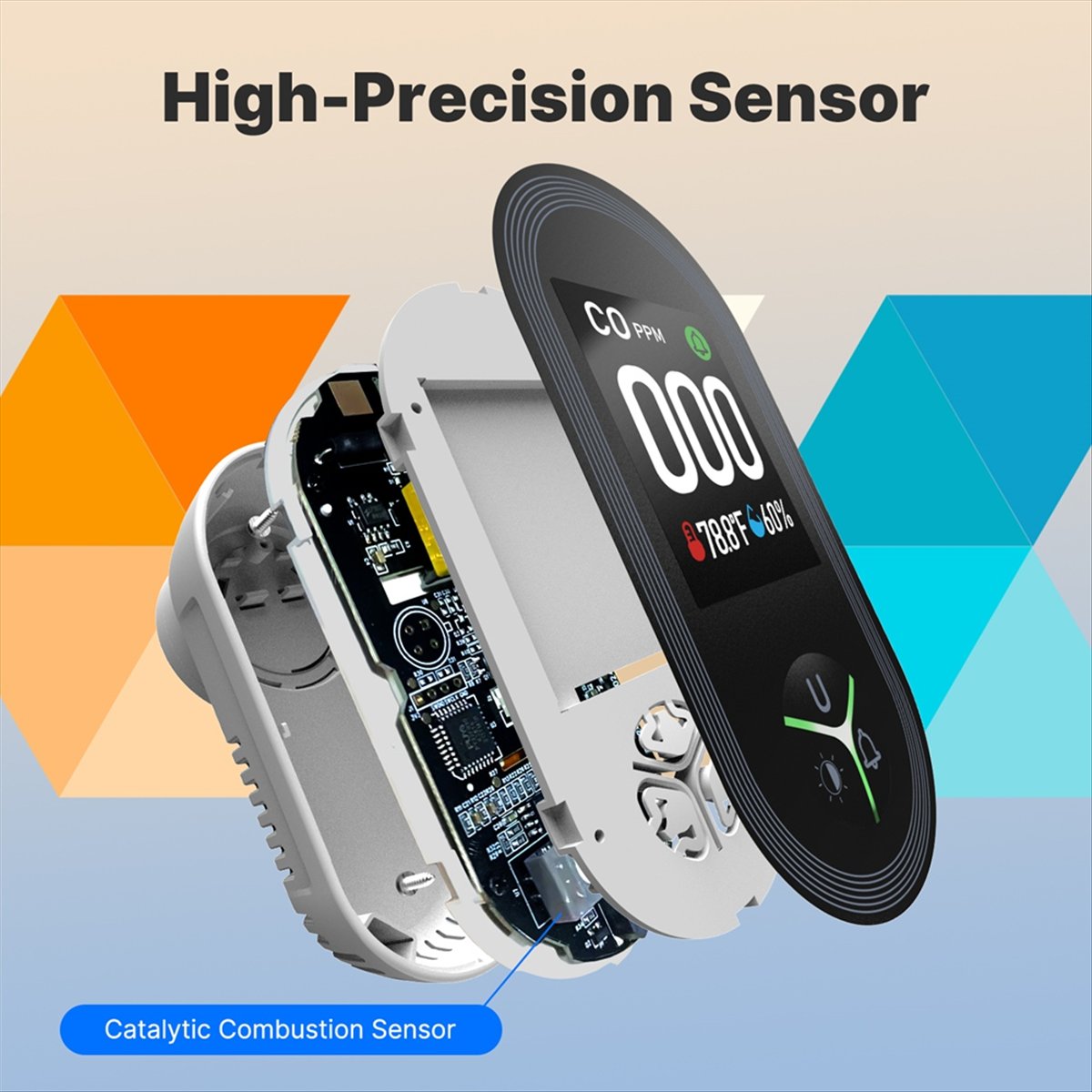 A77K 3in1 Detektor Karbon Mono - Co Detector Plug ulasan dan harga