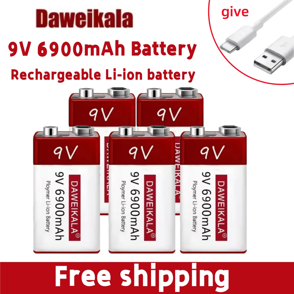 Baterai Isi Ulang 9V 6900mah L - Co Detector Plug ulasan dan harga